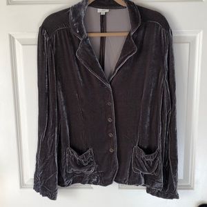 JJill Womens Deconstructed Blazer Top